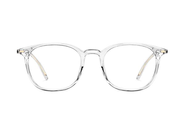 Transparent Full Rim Wayfarer Eyeglasses